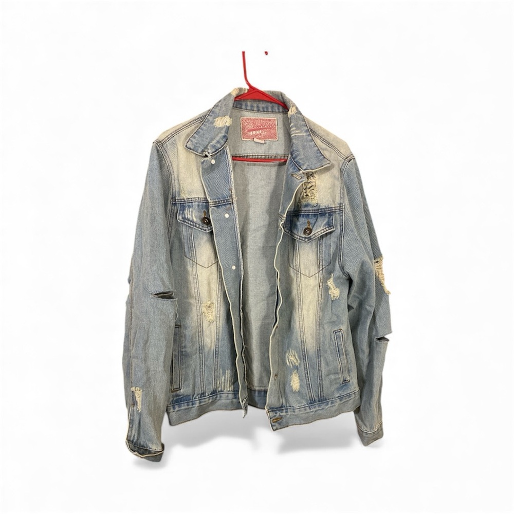 Distressed Denim Jacket